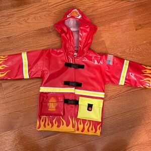 Fireman rain coat